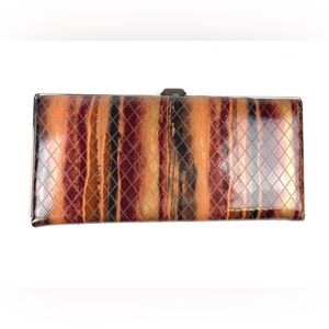 Vintage Women’s Multicolor Snap Closure Wallet